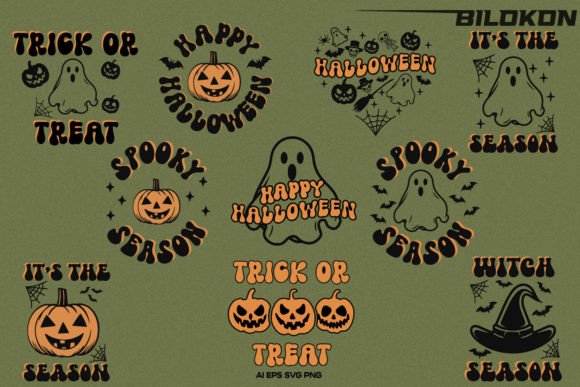 Download Happy Halloween Design SVG Bundle - Svg bundle Collection