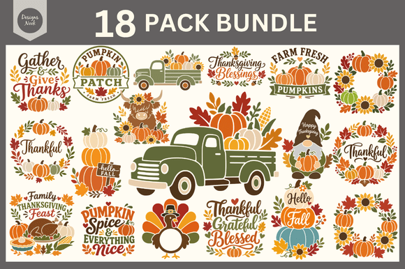 Download Thanksgiving SVG Bundle, Fall SVG Bundle - Svg bundle Collection