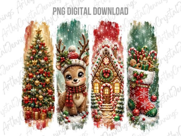 Download Christmas Holiday Watercolor Brushstroke - Holiday Collection