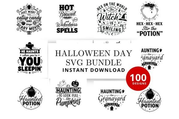 Download 100 Halloween SVG Bundle Instant Downloa - Svg bundle Collection