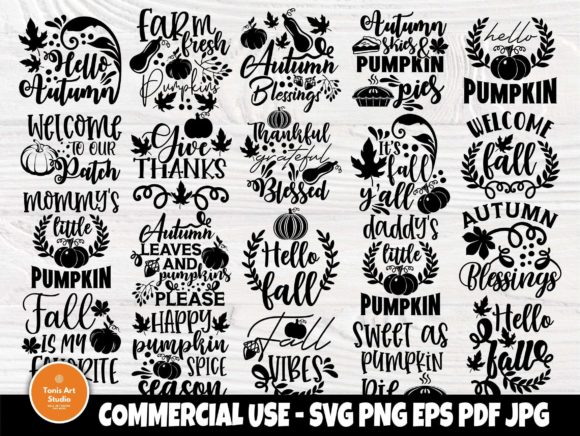 Download Fall SVG Bundle, Autumn Svg, Pumpkin Svg - Svg bundle Collection