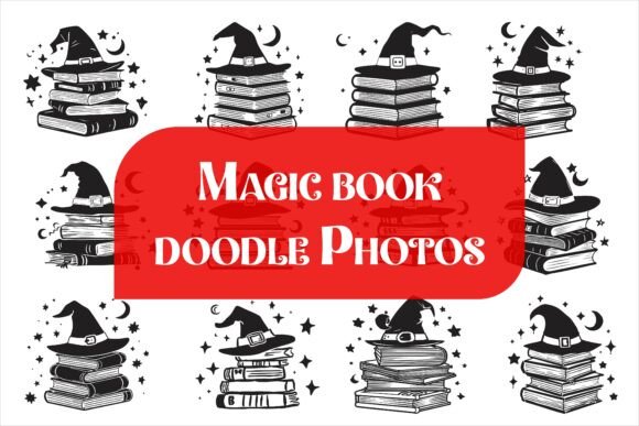 Download A Magical of Books with a Witch’s Hat - Premium Resources