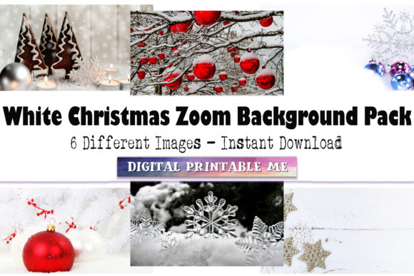 Download White Christmas Zoom Background Holiday - Holiday Collection