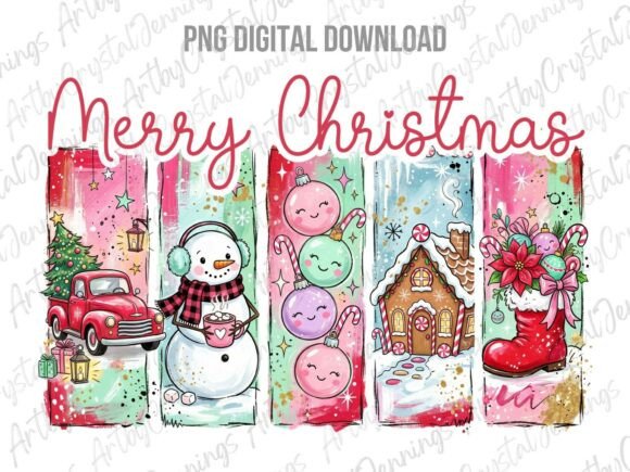 Download Merry Christmas Holiday Brushstroke PNG - Holiday Collection