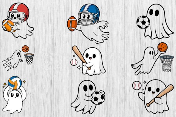 Download Sport Cute Ghost Svg Bundle, Spooky Svg - Svg bundle Collection